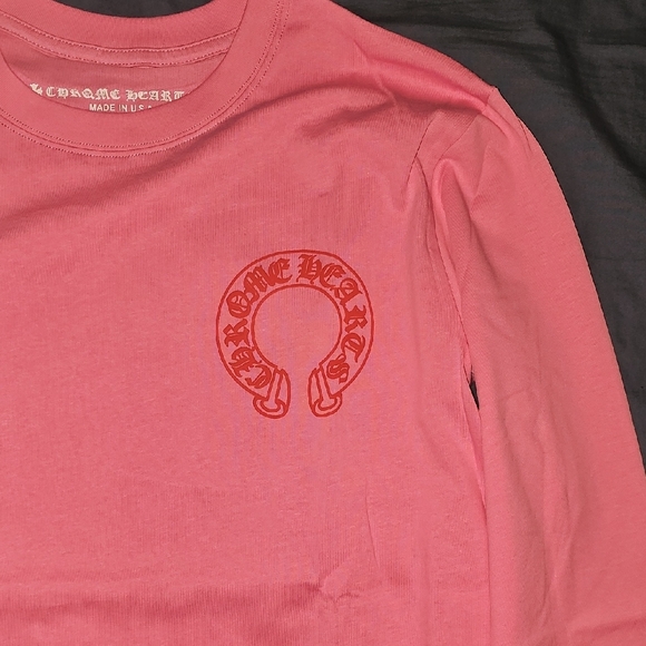 Chrome Hearts Pink Long Sleeve Tee - Picture 3 of 16